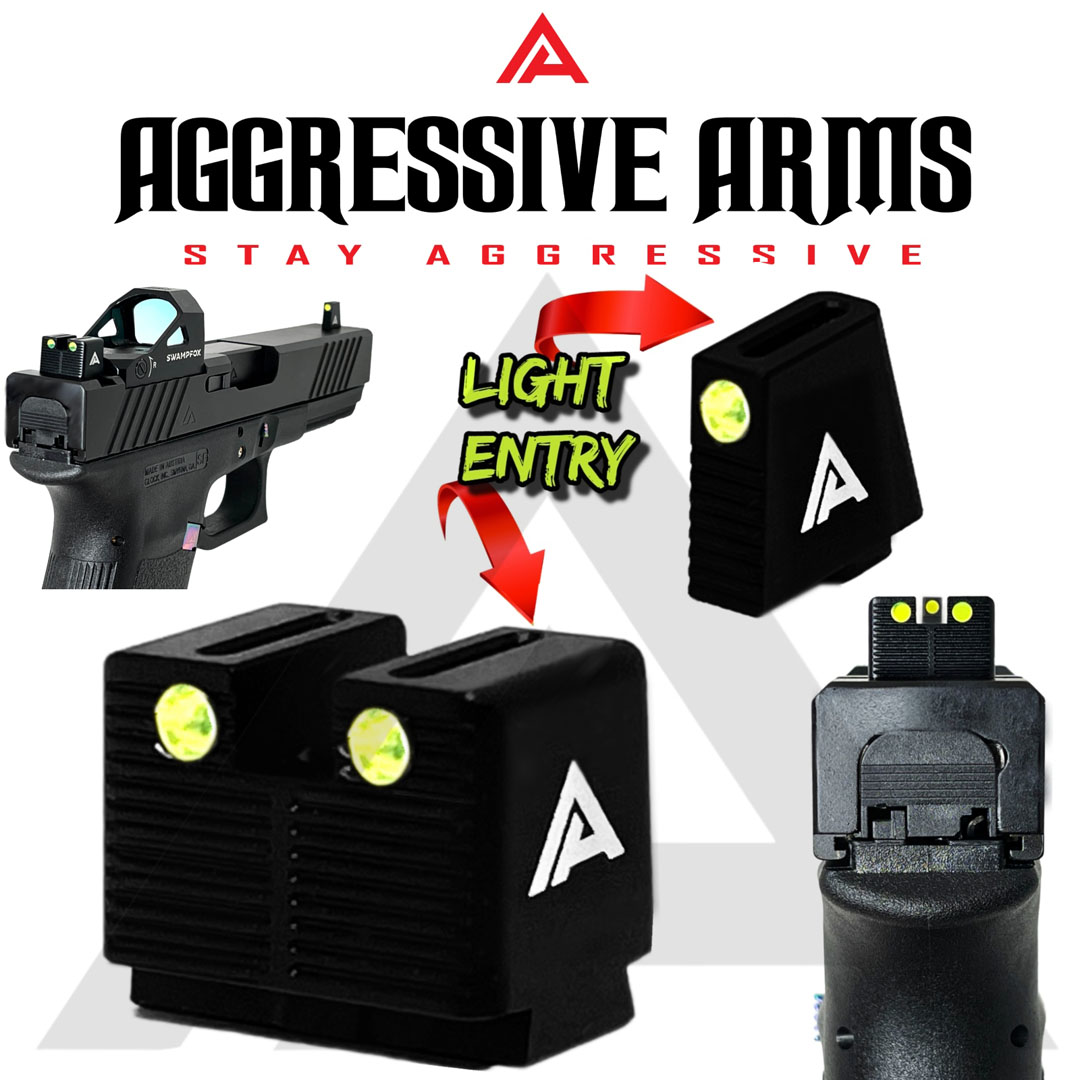 Black Fiber 3-Point Sights by Aggressive Arms6