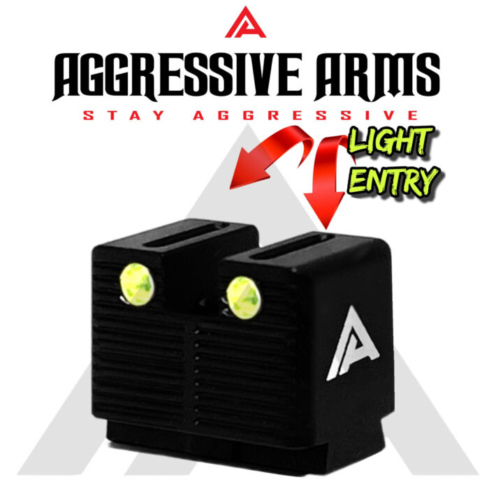 Black Fiber 3-Point Sights by Aggressive Arms3