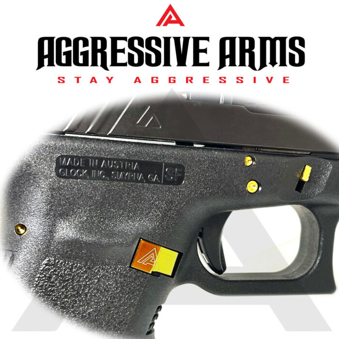 Aggressive Arms Extended Magazine Catch in jewelry gold4