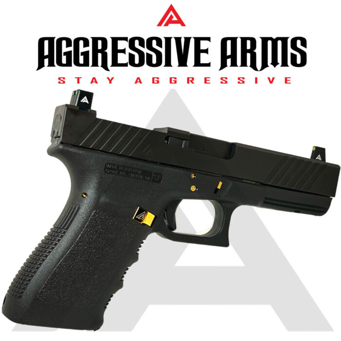 Aggressive Arms Extended Magazine Catch in jewelry gold3