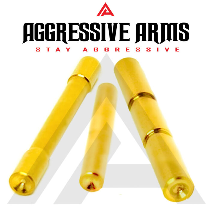 3 Pin Set for Glock 21 by Aggressive Arms 3 - GOLD 2