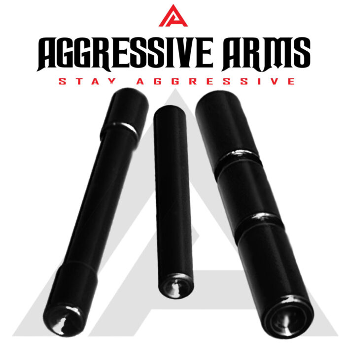 3 Pin Set for Glock 21 by Aggressive Arms 2 - BLACK