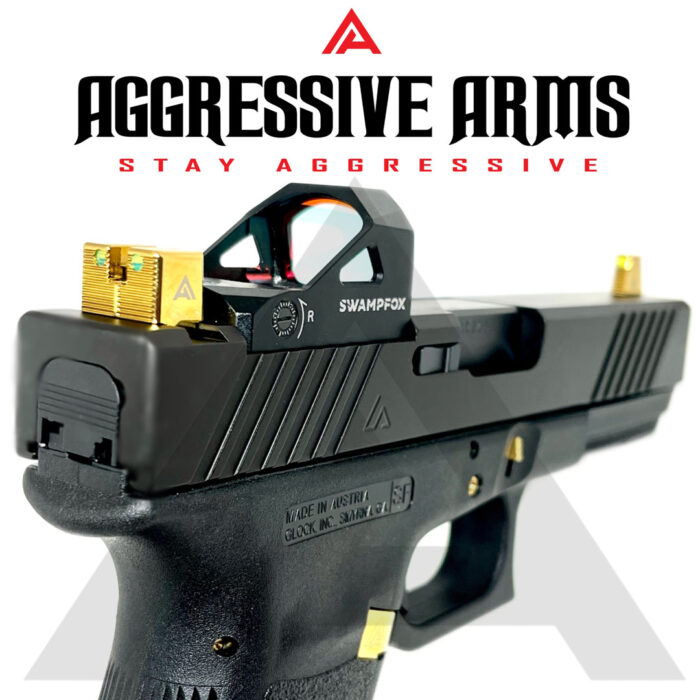 Jewelry Gold Fiber 3-Point Sights by Aggressive Arms 8