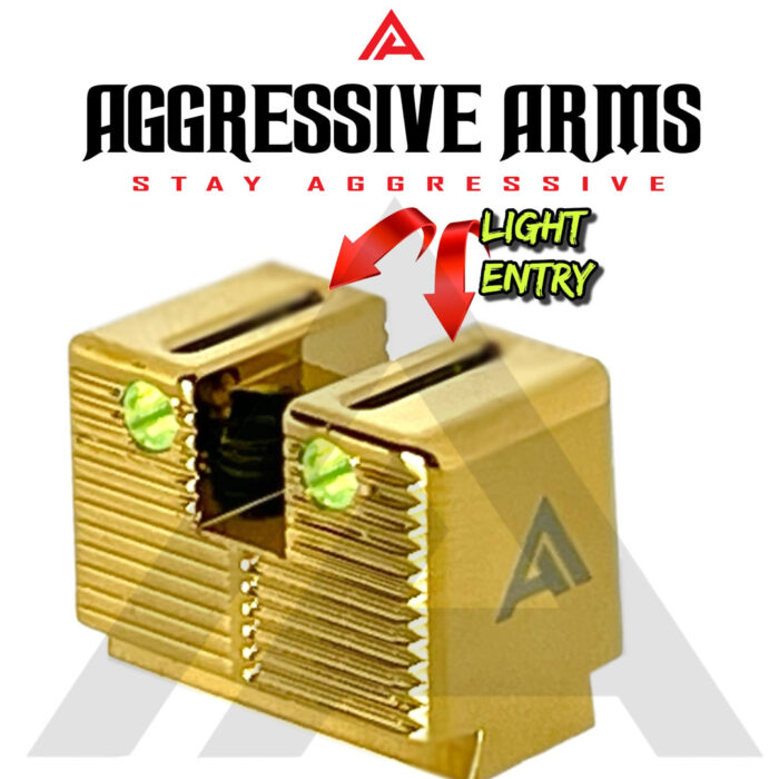 Jewelry Gold Fiber 3-Point Sights by Aggressive Arms 7