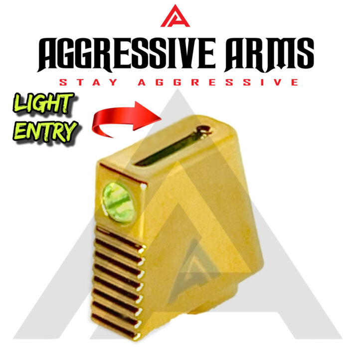 Jewelry Gold Fiber 3-Point Sights by Aggressive Arms 6