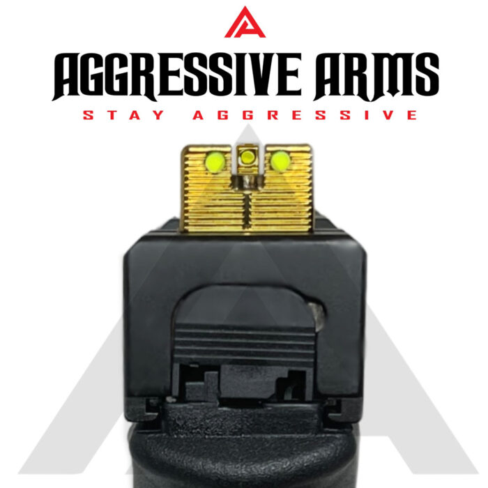 Jewelry Gold Fiber 3-Point Sights by Aggressive Arms 5