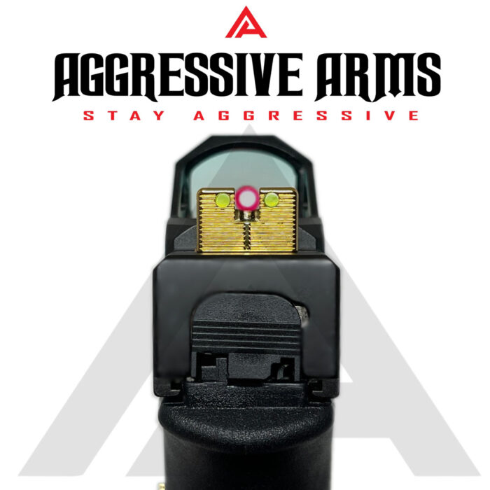 Jewelry Gold Fiber 3-Point Sights by Aggressive Arms 4