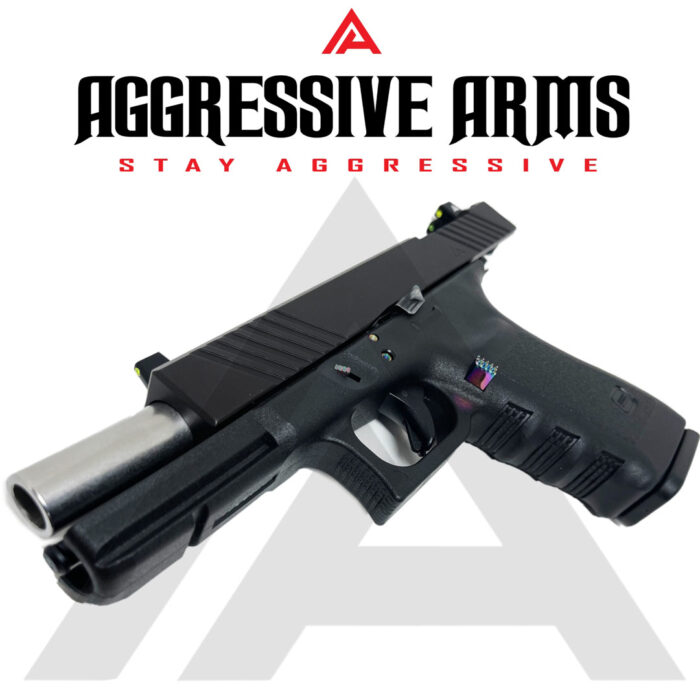 Aggressive Arm MALPARIDO Barrel for Glock 21 silver 2