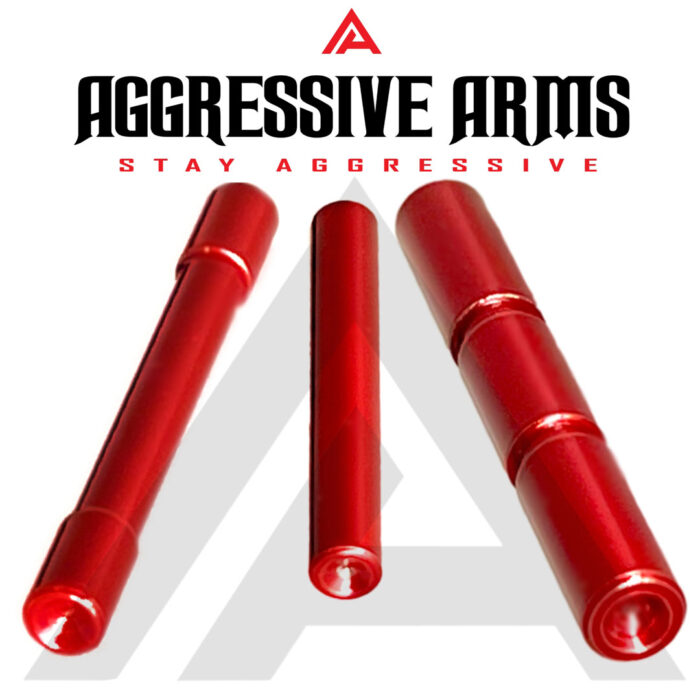 3 Pin Set for Glock 21 by Aggressive Arms 3 - RED