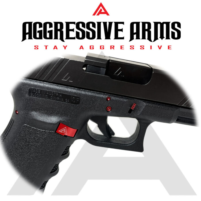 3 Piece Kit for Glock 21 by Aggressive Arms 3 - RED 3