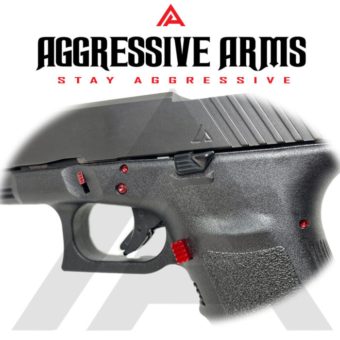 3 Piece Kit for Glock 21 by Aggressive Arms 3 - RED 2