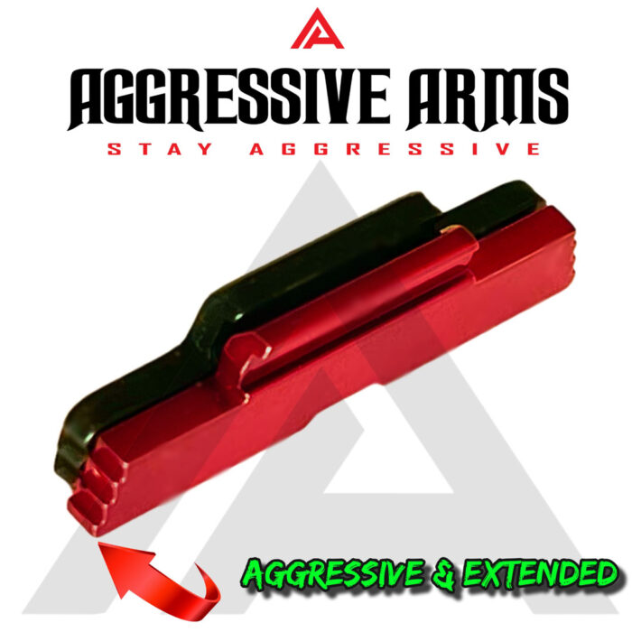 Aggressive Slide Lock for Glock 21 by Aggressive Arms 2 - Red