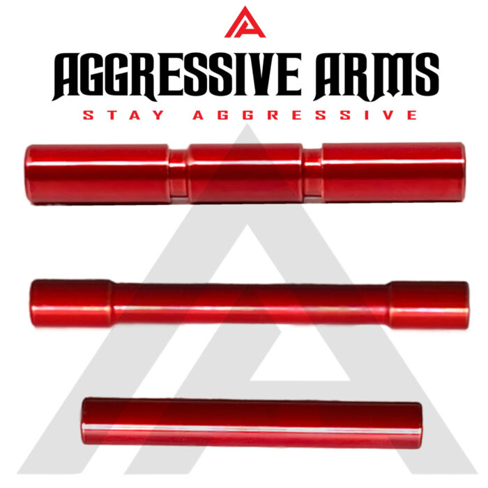 3 Pin Set for Glock 21 by Aggressive Arms 2 - RED