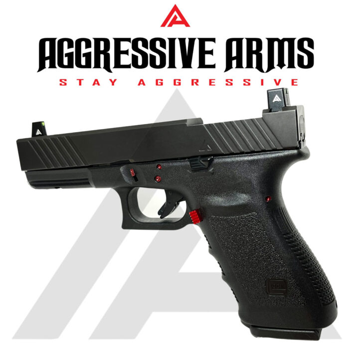 3 Piece Kit for Glock 21 by Aggressive Arms 3 - RED 5