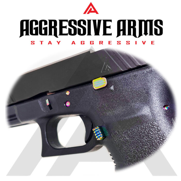 3 Piece Kit for Glock 21 by Aggressive Arms 3 - RAINBOW 2