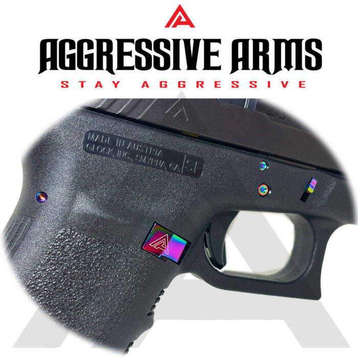 3 Piece Kit for Glock 21 by Aggressive Arms 3 - RAINBOW 5