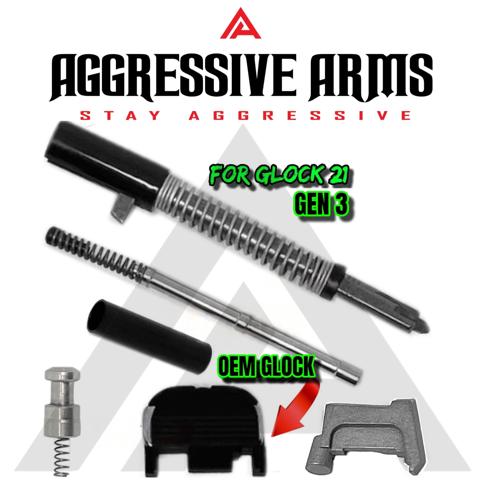 G21 GEN3 slide parts kit by Aggressive Arms