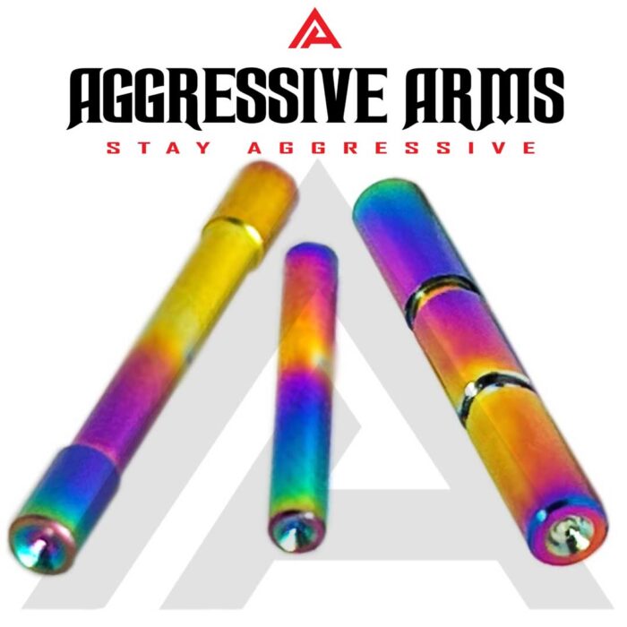 Glock Gen 1-3 Pin Set by Aggressive Arms - Rainbow3