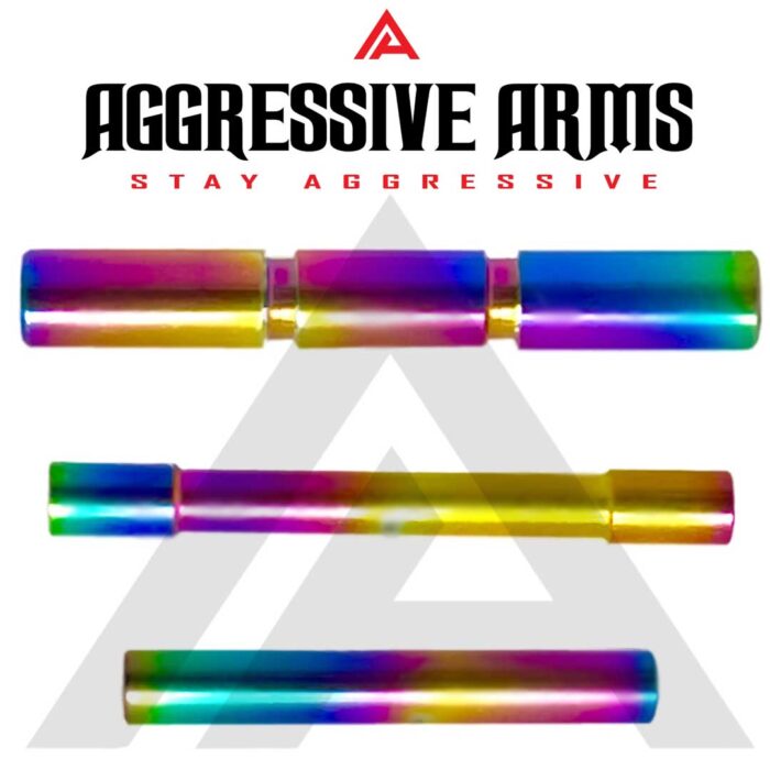 Glock Gen 1-3 Pin Set by Aggressive Arms - Rainbow2