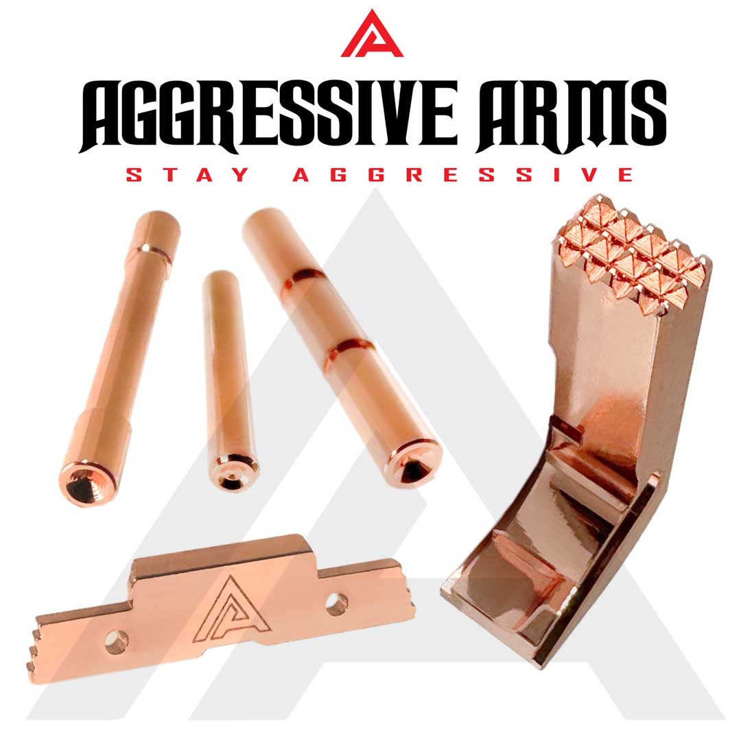 Aggressive Arms 5 Piece Kit for Glock Gen 1-3 - Copper color