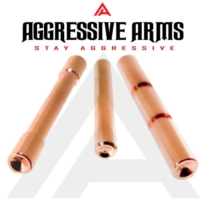 Aggressive Arms Pin Set of 3 for Glock Gen 1-3 - Copper color