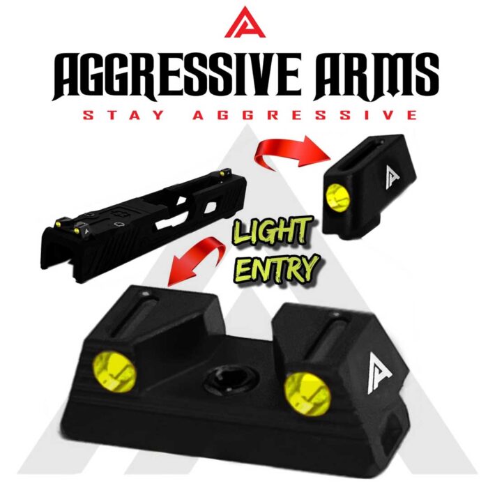 Aggressive Arms LOW BLACK SIGHTS
