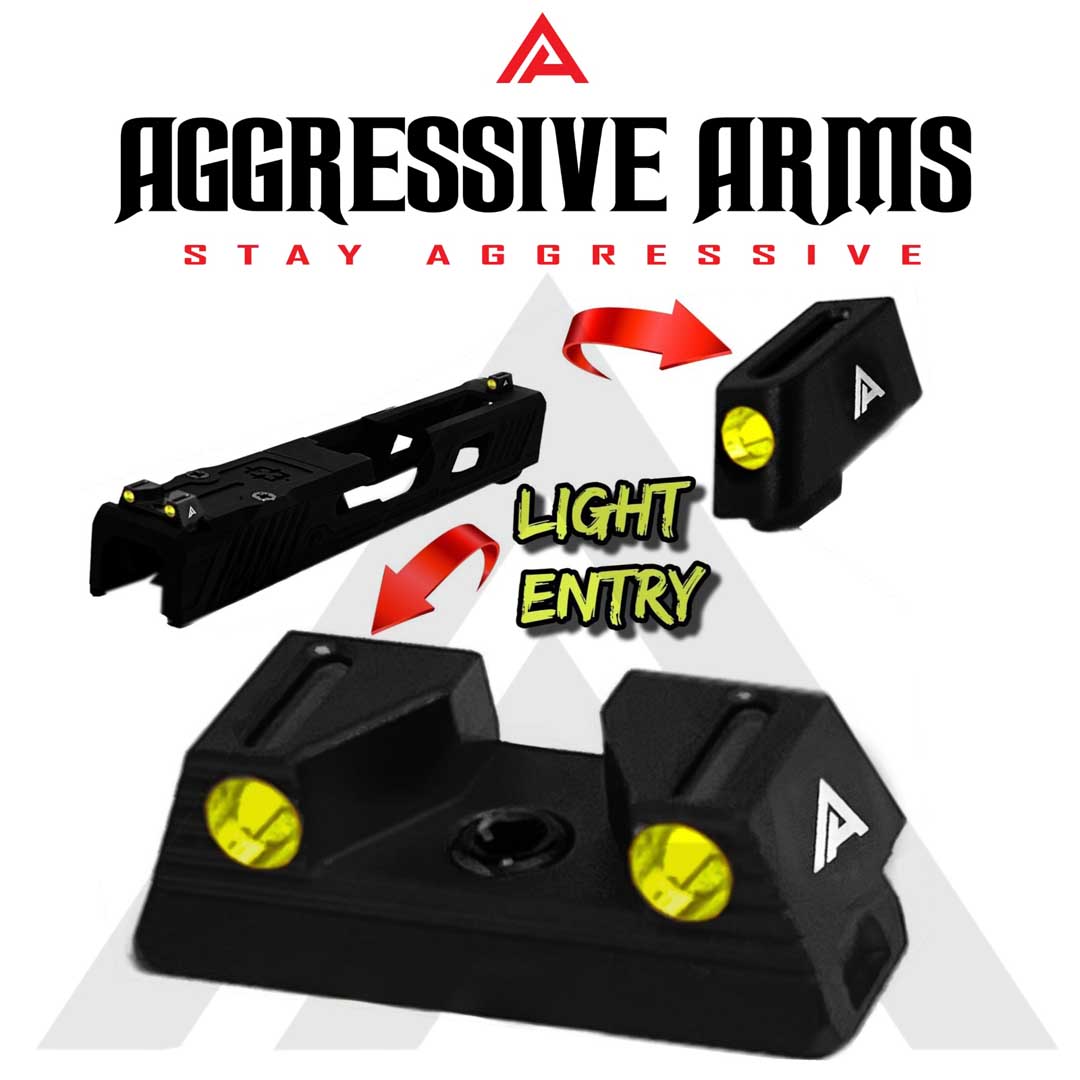 Aggressive Arms LOW BLACK SIGHTS