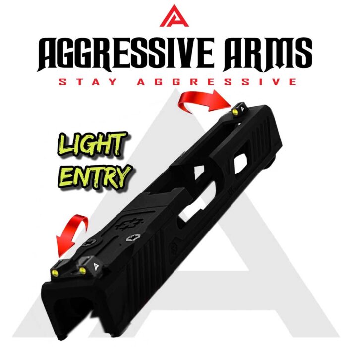 Aggressive Arms LOW BLACK SIGHTS12