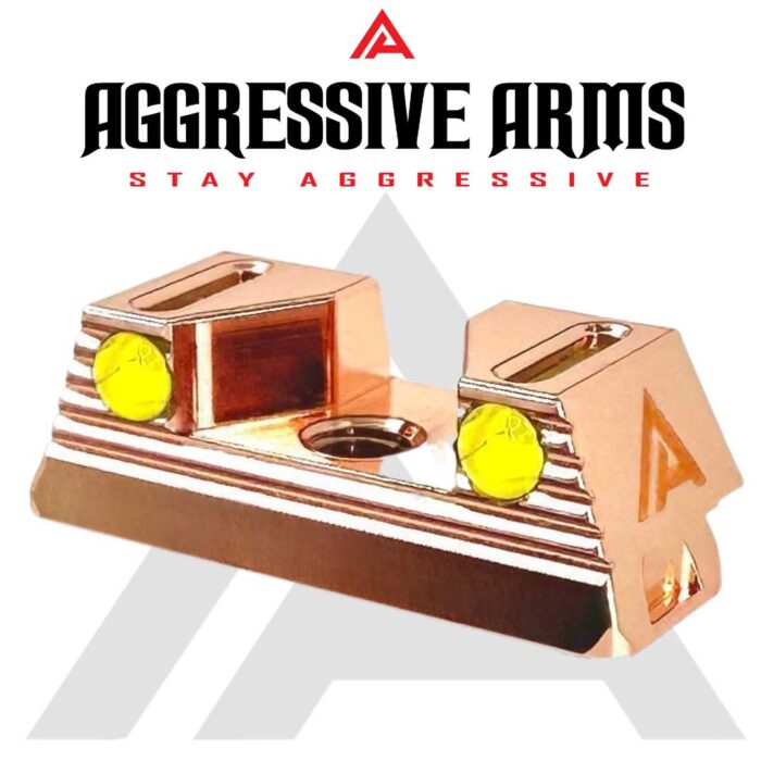 Standard Size Copper Sights for Glock by Aggressive Arms3