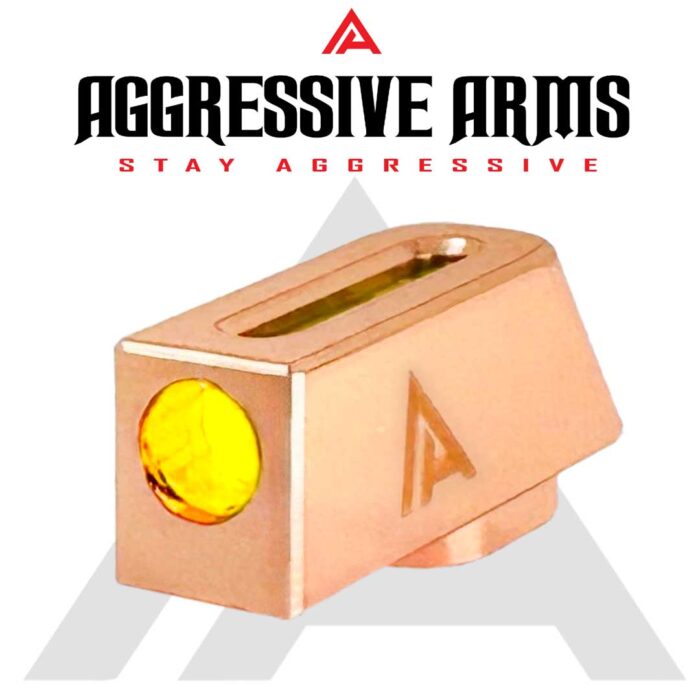 Standard Size Copper Sights for Glock by Aggressive Arms4