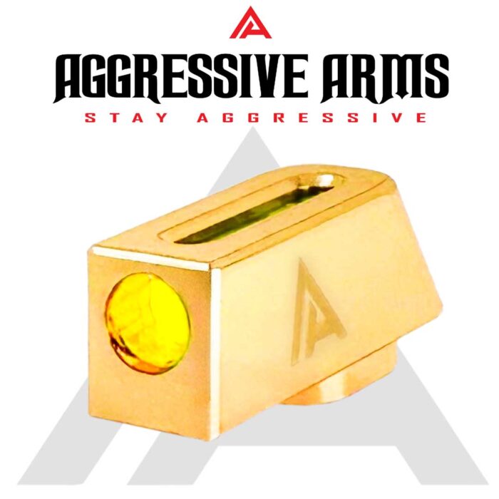 Gold standard height sights for glock by aggressive arms4