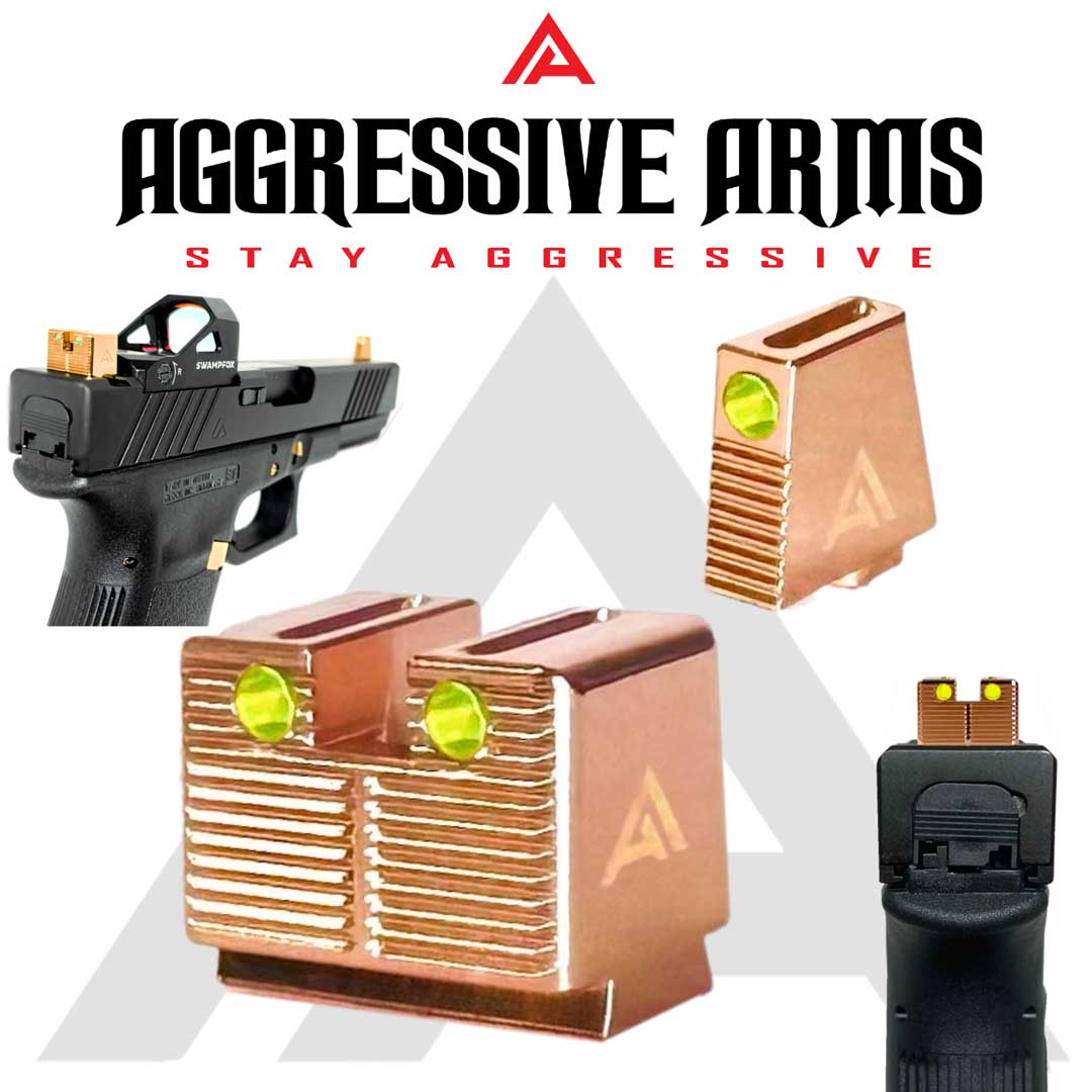 RMR Copper Sights for Glock by Aggressive Arms