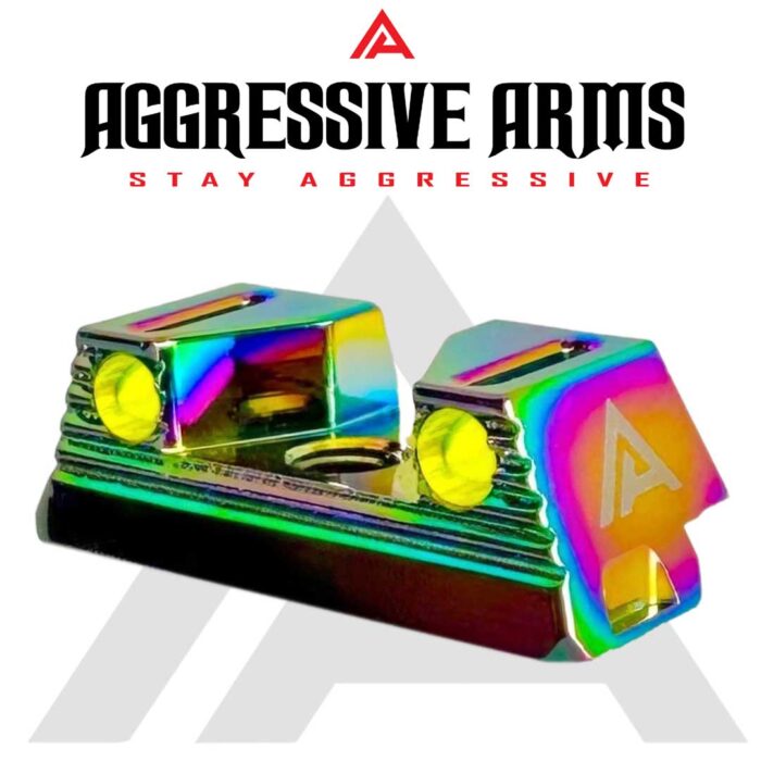 Standard Height Rainbow Sights for Glock by Aggressive Arms5