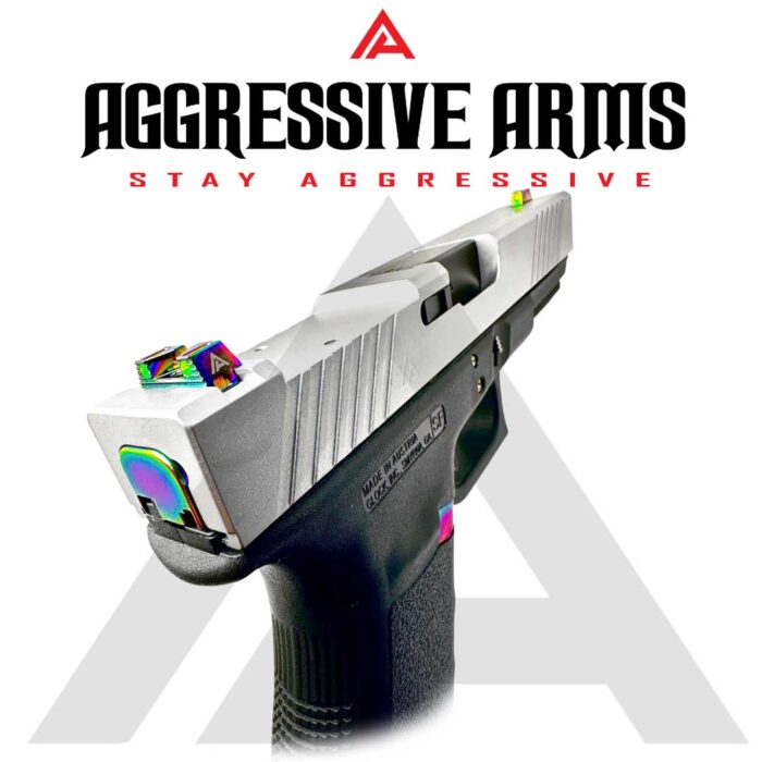 Standard Height Rainbow Sights for Glock by Aggressive Arms3