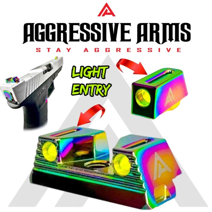 Standard Height Rainbow Sights for Glock by Aggressive Arms