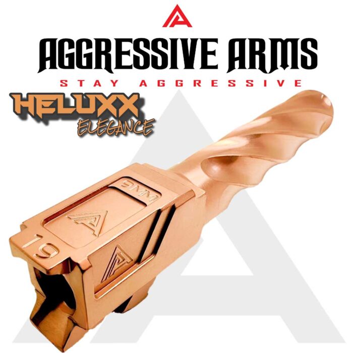 AGGRESSIVE ARMS HELUXX DEEP SPIRAL SHINY COPPER Barrel7