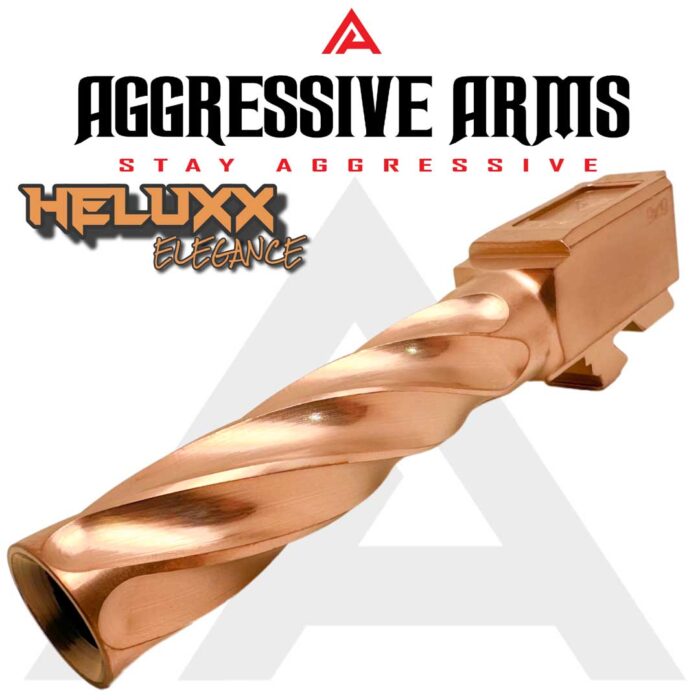 AGGRESSIVE ARMS HELUXX DEEP SPIRAL SHINY COPPER Barrel8