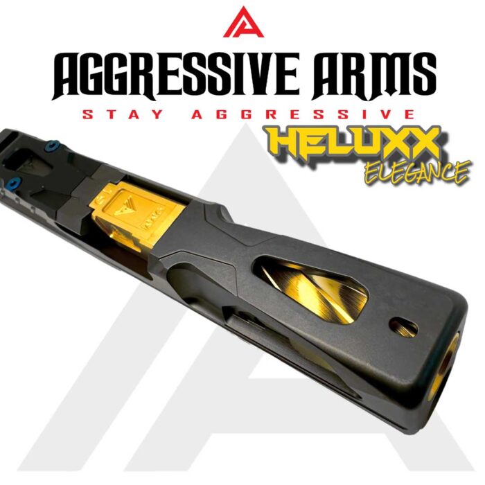 AGGRESSIVE ARMS HELUXX DEEP SPIRAL SHINY GOLD BARREL5