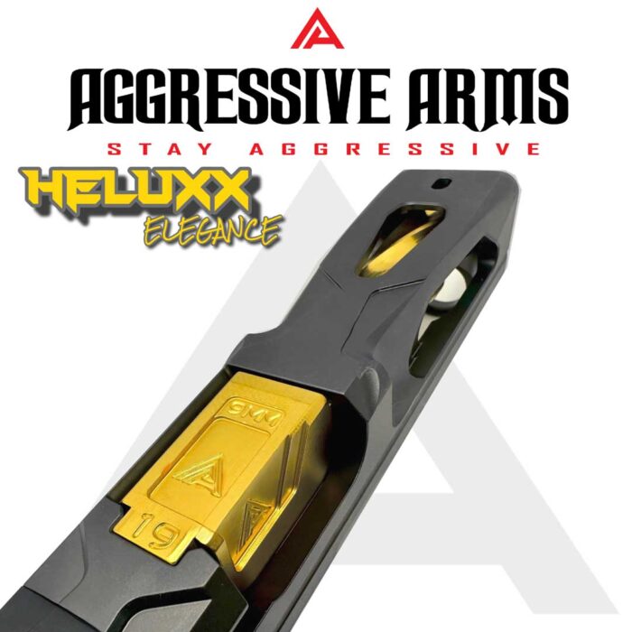 AGGRESSIVE ARMS HELUXX DEEP SPIRAL SHINY GOLD BARREL8