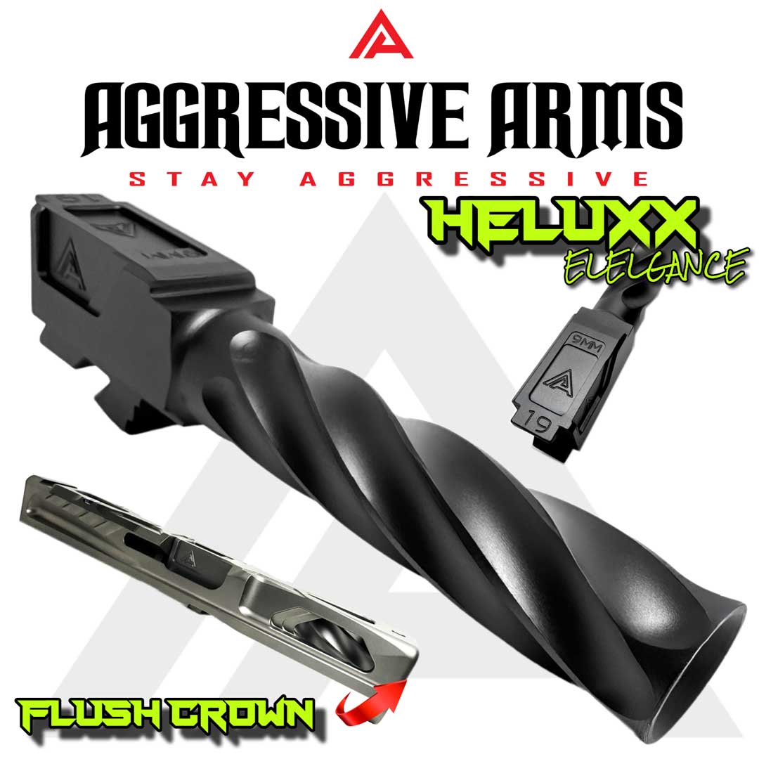 AGGRESSIVE ARMS HELUXX DEEP SPIRAL BLACK OYNX Barrel