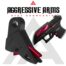 AGGRESSIVE ARMS RAZZOR STEALTH BLACK and RED FINISH FLAT TRIGGER for GLOCK GEN 1 2 3 4 5