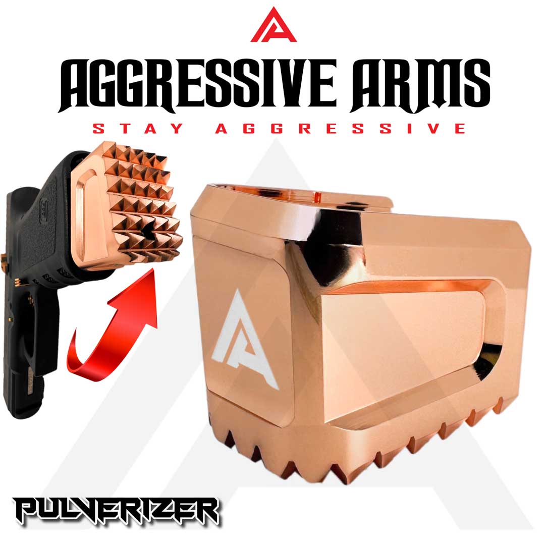 AGGRESSIVE ARMS PULVERIZER +0 Magazine Grip Extension10 - Copper1