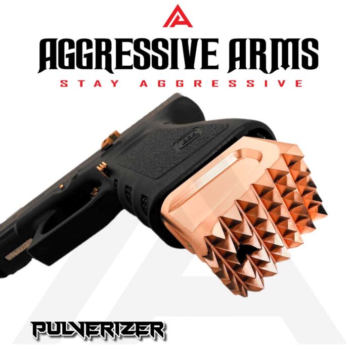 AGGRESSIVE ARMS PULVERIZER +0 Magazine Grip Extension10 - Copper3
