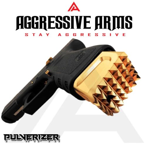 AGGRESSIVE ARMS PULVERIZER +0 Magazine Grip Extension10 - GOLD2