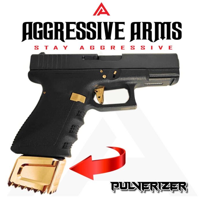 AGGRESSIVE ARMS PULVERIZER +0 Magazine Grip Extension10 - GOLD7