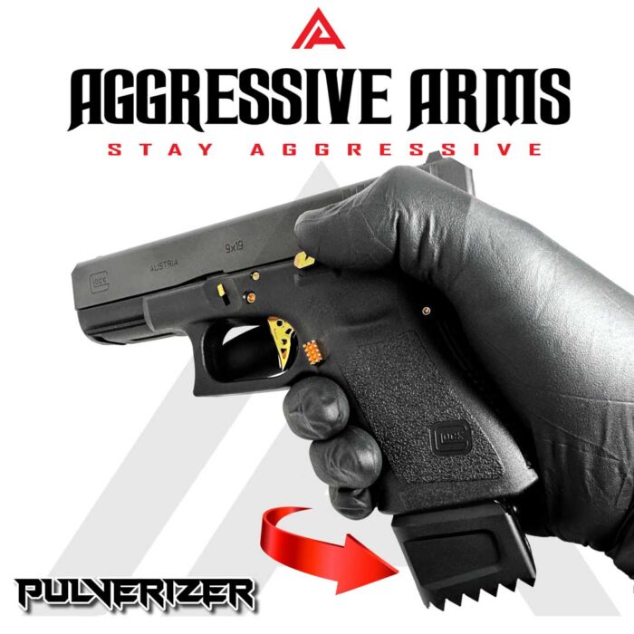AGGRESSIVE ARMS PULVERIZER +0 Magazine Grip Extension9