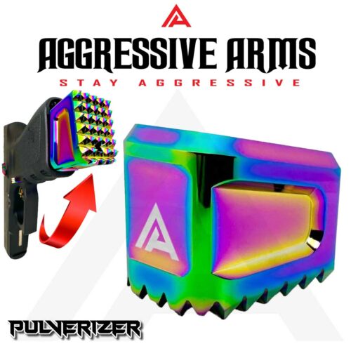 AGGRESSIVE ARMS PULVERIZER +0 Magazine Grip Extension10 - RAINBOW