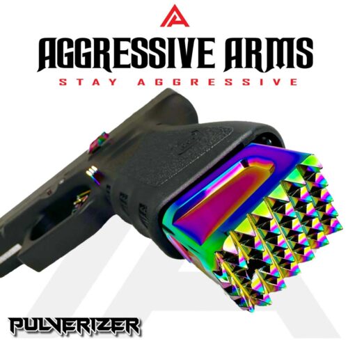 AGGRESSIVE ARMS PULVERIZER +0 Magazine Grip Extension10 - RAINBOW2