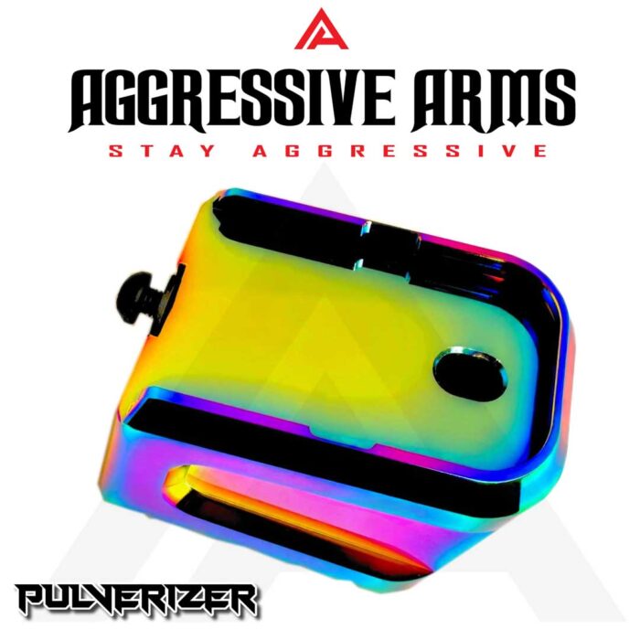 AGGRESSIVE ARMS PULVERIZER +0 Magazine Grip Extension10 - RAINBOW3