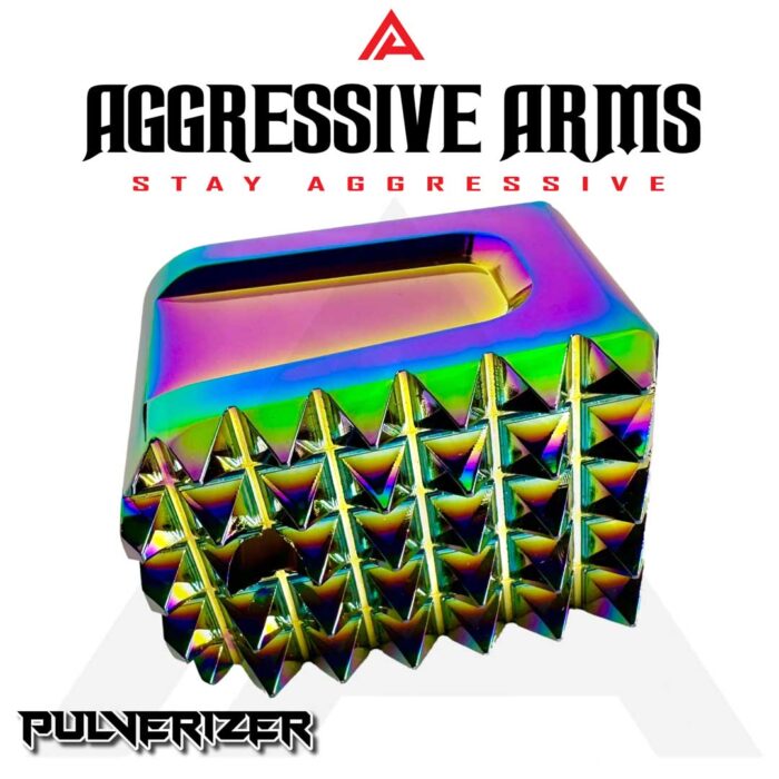 AGGRESSIVE ARMS PULVERIZER +0 Magazine Grip Extension10 - RAINBOW5